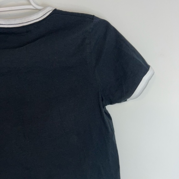 SOLD. CHNGE feminism Black Graphic Tee with White Trim - Picture 10 of 13